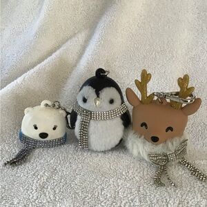 Bath & Body Works set of 3 Christmas pocket sani holders.